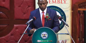 Treasury CS ukur Yattani during his address in Parliament on June 11, 2020.