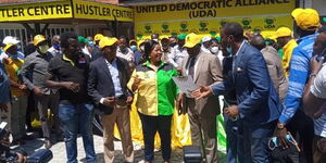 United Democratic Alliance Candidates getting their by-election certificates after endorsement by DP William Ruto on January 8, 2021.
