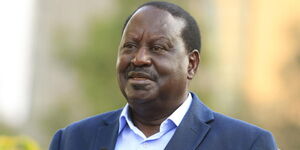 An undated image of Orange Democratic Movement (ODM) leader Raila Odinga.