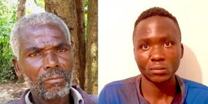 Undated images of Robert Wanjala, Masten's father(left) and Masten Wanjala(Right)