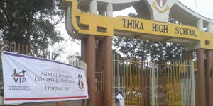 Entrance to Thika High School