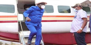 ODM leader Raila Odinga during a past trip.