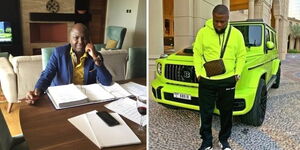 Lawyer Donald Kipkorir (left) and Nigerian fraudster Hushpuppi