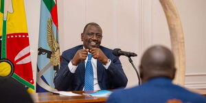An image of President William Ruto at State House, Mombasa County on December 1, 2022.