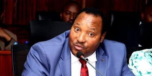 Former Kiambu Governor Ferdinand Waititu speaking at a past event.