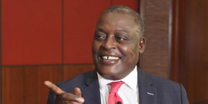 Politician and UDP Party leader Cyrus Jirongo during an interview (undated)
