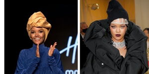 Model Halima Aden and Singer Rihanna