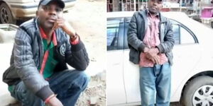 The late caretaker Genson Mbuba who collapsed and died outside Kasarani Police Station.