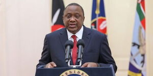 File image of President Uhuru Kenyatta.