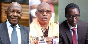 Left to right: Billionaires Joseph Wanjui, Jimmy Wanjigi and Zedekiah Bundotich.