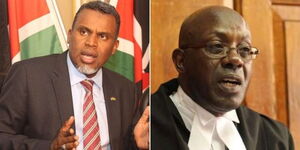 DPP Noordin Haji and Court of Appeal Judge Sankale Ole Kantai