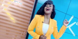 Former K24 anchor Rose Gakuo strikes a pose