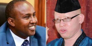 Suna East Member of Parliament Junet Mohammed (left) and his nominated counterpart Isaac Mwaura.