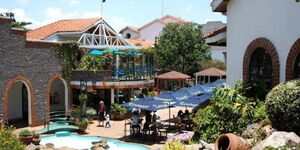 An undated image of the village market in Nairobi