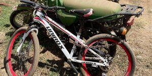 A photo of the Bicycle owned by Millicent Atieno's son