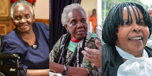 Grace Onyango (left), Jael Mbogo (middle), Wambui Otieno (right)