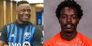 Victor Wanyama (left), Philip Mayaka (right)