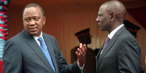 File image of President Uhuru Kenyatta and Deputy President William Ruto.