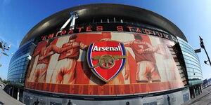 A file image of the Emirates Stadium in London
