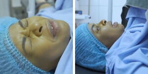 Singer Linnet Muraya alias Size 8 in hospital undergoing surgery