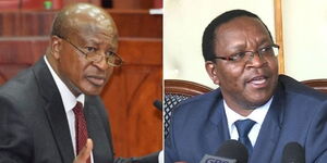 Attorney General Kariuki Kihara and Principal Secretaty Karanja Kibicho