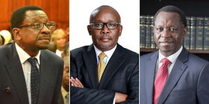 Left to right: Siaya Senator James Orengo, former AG Githu Muigai and Solicitor General Kennedy Ogeto