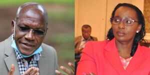 A file image of former Kakamega senator Boni Khalwale and former Nairobi County Assembly speaker Beatrice Elachi