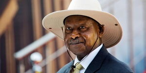 An undated image of Uganda President Yoweri Museveni in a past event