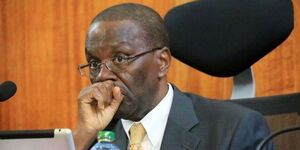 Undated image of Former Chief Justice Willy Mutunga during a court seating while he served as the Chief Justice.