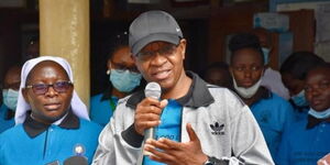 PS Karanja Kibicho During A Charity Walk Event in Mwea on Saturday October 30
