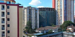 An undated image of constructions ongoing in one of the Posh Estates in Nairobi.