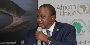 President Uhuru Kenyatta Speaking During UN Climate Change Conference in Glasgow, Scotland on Wednesday November 3