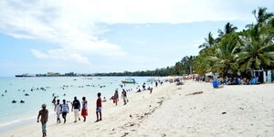 An image of the Jomo Kenyatta public beach before it was closed for renovation. 