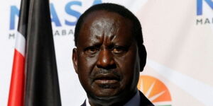 File image of Orange Democratic Movement (ODM) leader Raila Odinga.