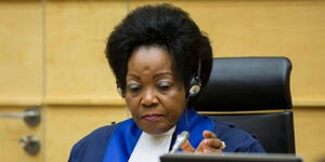 An Undated Image of Justice Joyce Aluoch at the ICC