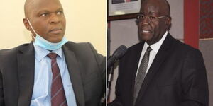 High Court Judges Said Juma Chitembwe (left) and Aggrey Muchelule