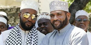 Undated image of Mombasa governor Ali Hassan Joho together Mvita legislator Abdulswamad Nassir at a past event.