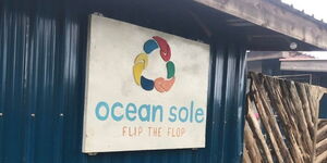 The logo of Ocean sole Company in Kenya 