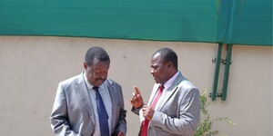 ANC Leader Musalia Mudavadi with MP Titus Lurambi