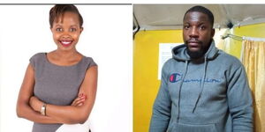 32-year-old Elizabeth Koki (L) and the suspect Christian Mwambay Kadima