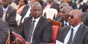 Deputy President William Ruto during the memorial service of the late Mama Josphine Wambui ‘Watandi’ Kimotho, Lanet, Nakuru County.