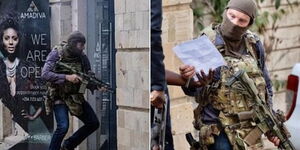 British SAS soldier Chris Craighead during Dusit D2 attack in January 2019.