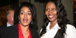 Nairobi County Woman Representative Esther Passaris and Woman in Business CEO Mary Muthoni Johnson during a past event.