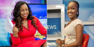 K24 Tv anchor Betty Kyallo and KTN anchor Grace Kuria