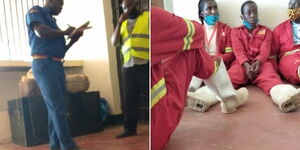 Members of the Sonko Rescue Team at Kariobangi Police Station on Monday, May 25, 2020.