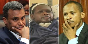 Director of Public Prosecutions Noordin Haji, DJ Evolve and  Embakasi East MP Babu Owino