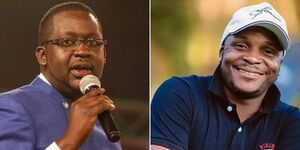 Radio presenters Daniel 'Churchill' Ndambuki and Felix Odiwuor aka Jalang'o 