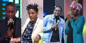 Kenyan comedians Njoro, Daniel Ndambuki, Erick Omondi and Zeddy