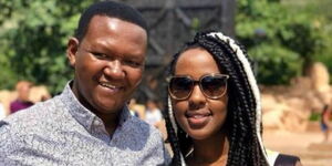 Machakos Governor Alfred Mutua with his wife Lilian Nganga 