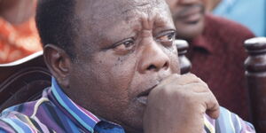 Former Changamwe MP Ramadhan Kajembe in a melancholic mood